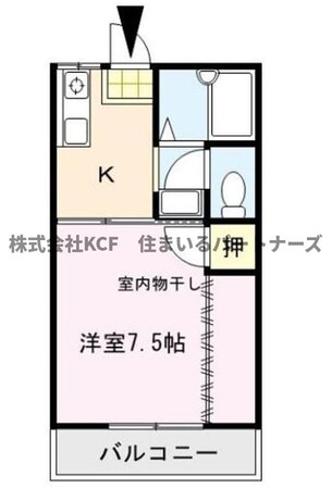 シャトレM’S壱番館の物件間取画像